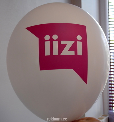 Iizi logoga õhupall
