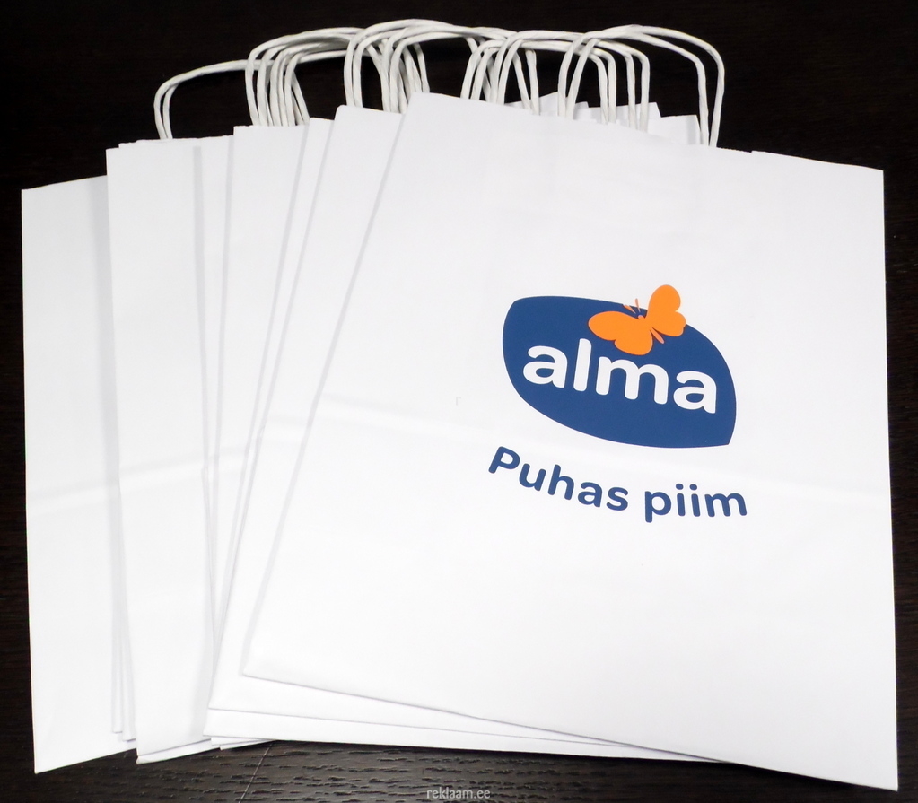 Alma paberkotid logoga