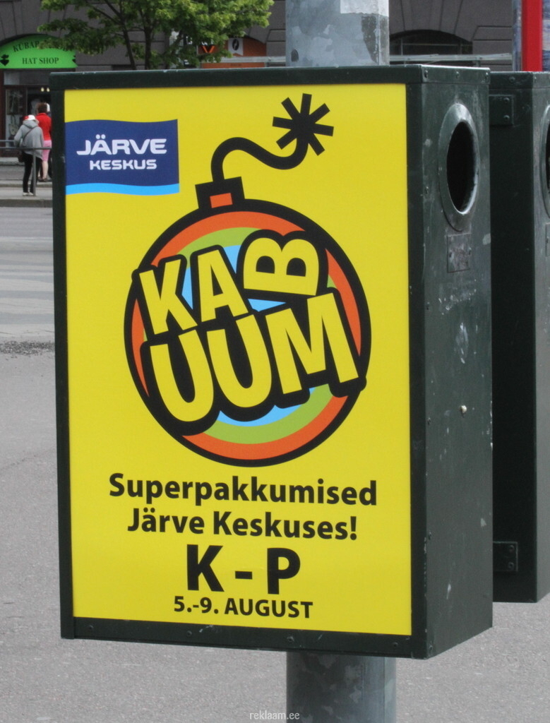 Kabuum prügikasti reklaam