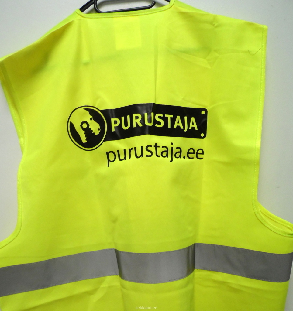 Purustaja logoga helkurvest