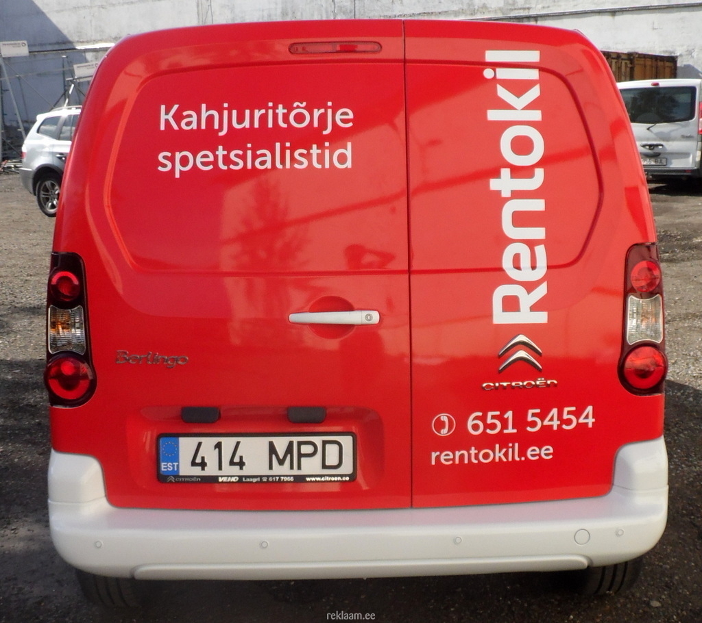 Rentokil autokleebised