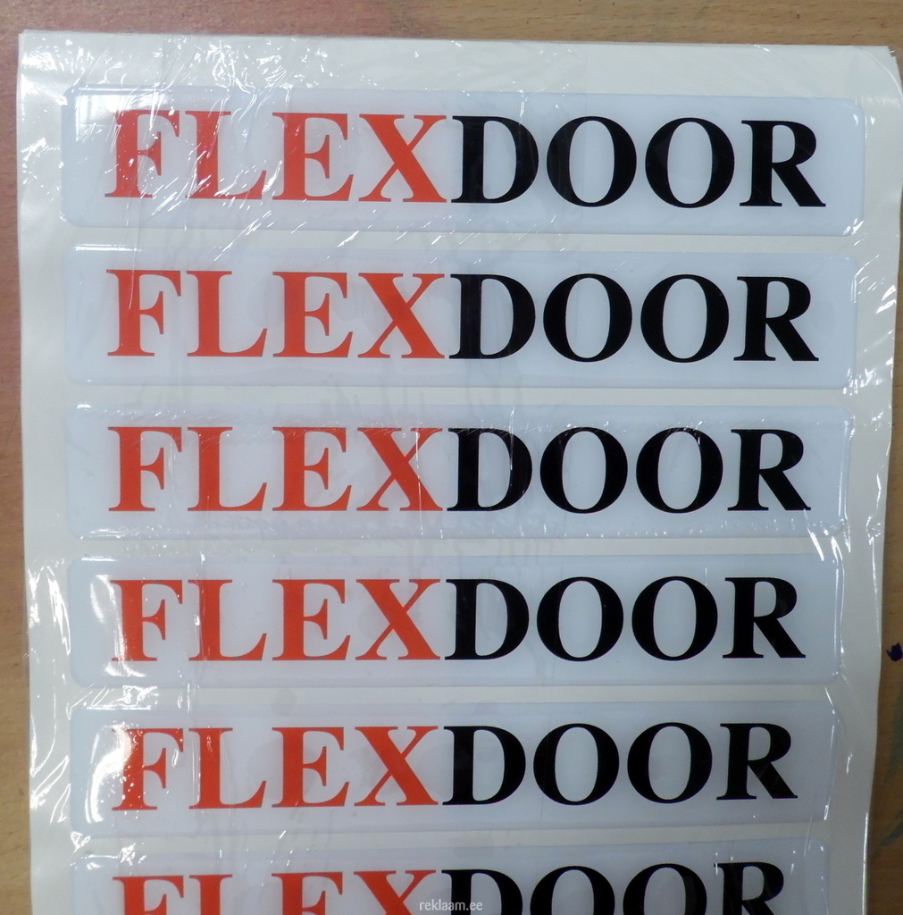 Flexdoor kristallkleebised