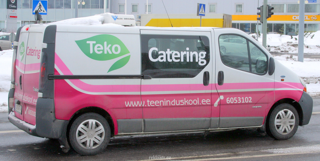 Catering Teko kaubiku kleebised