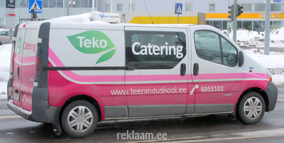 Catering Teko kaubiku kleebised