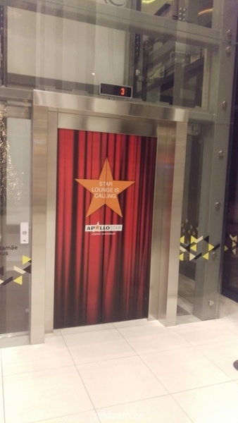 Reklaamkleebised lifti uksele