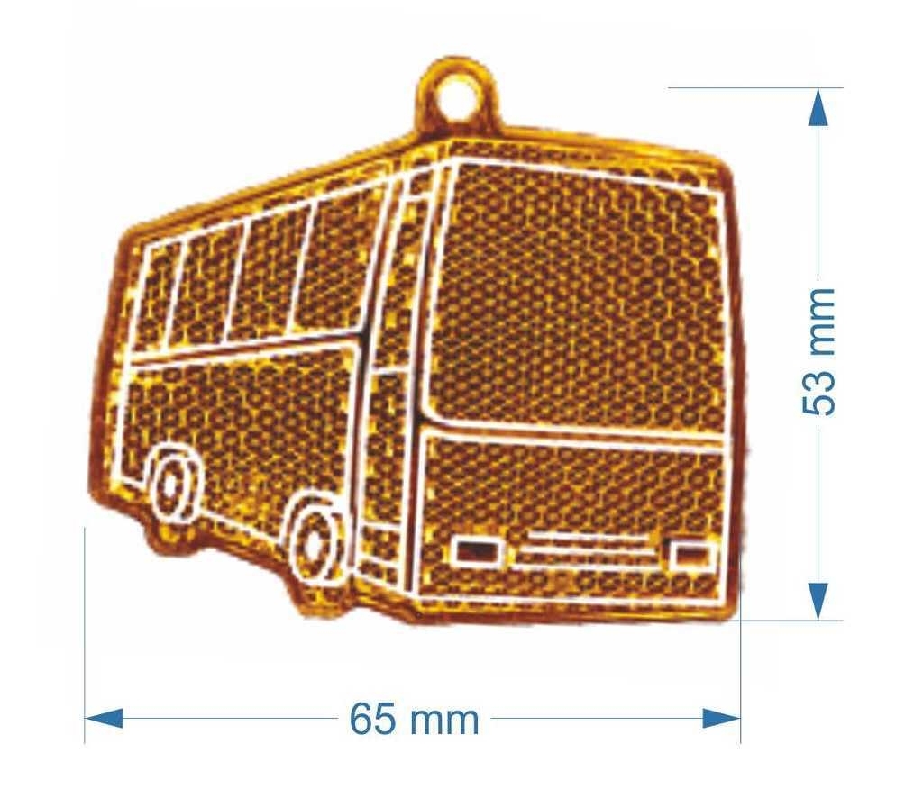 Plastik helkur Buss