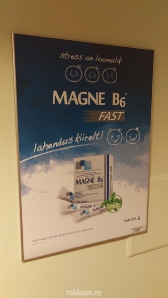 Magne B6 reklaamplakat