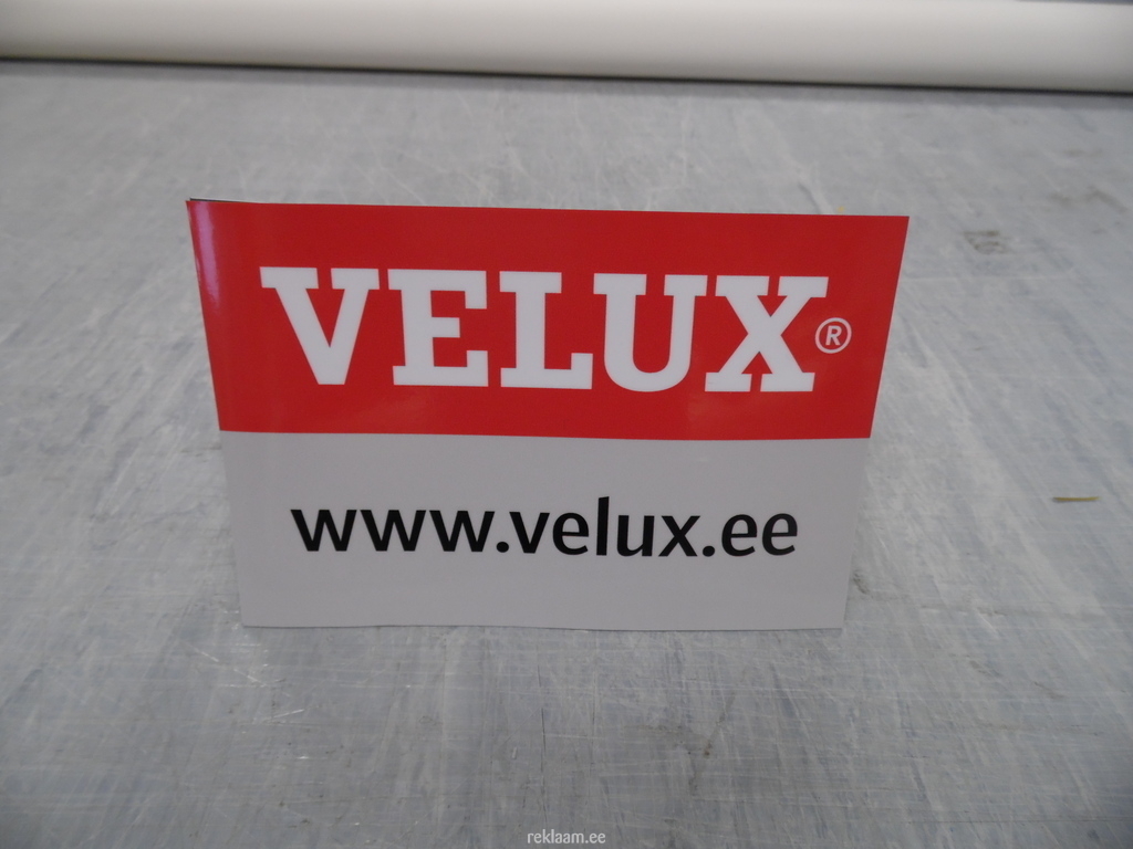 Velux reklaamkleebis