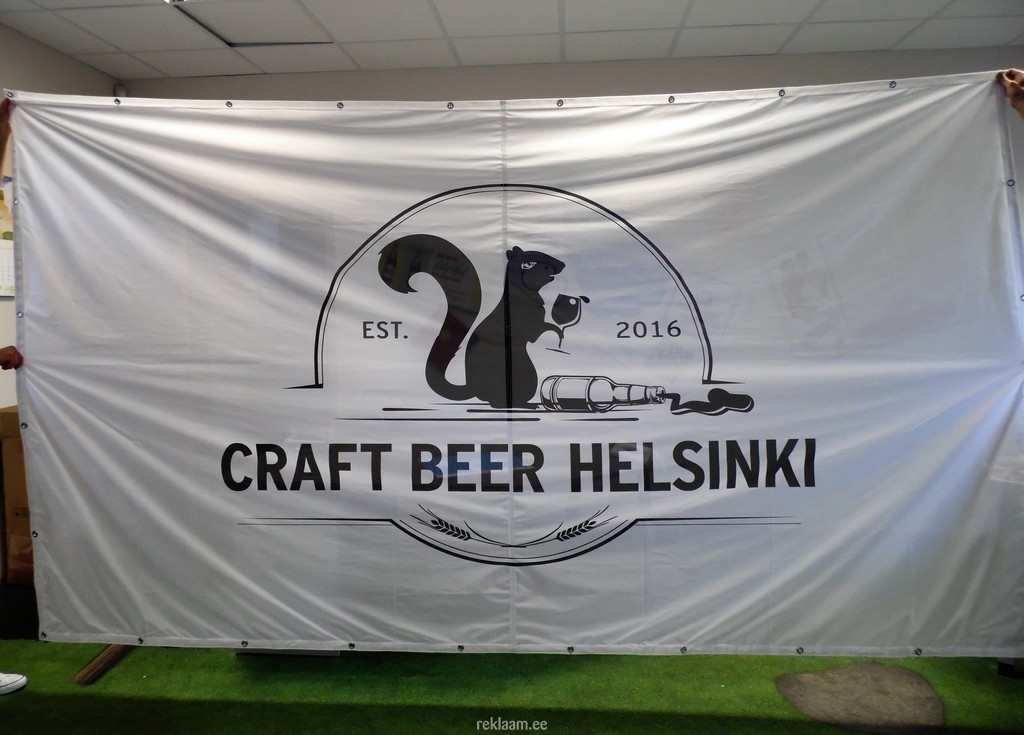 Crafr Beer Helsinki reklaambänner