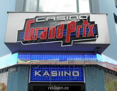 GrandPrix Casino valgusreklaam