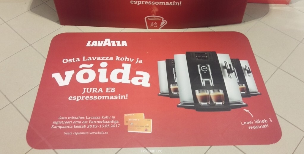 Lavazza põrandakleebis