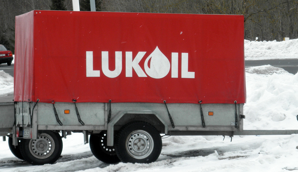 Lukoil haagise reklaam