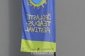 Õpilaste teadusfestival reklaamlipp