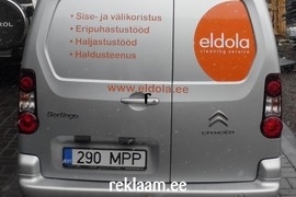 Eldola reklaamkleebised autole