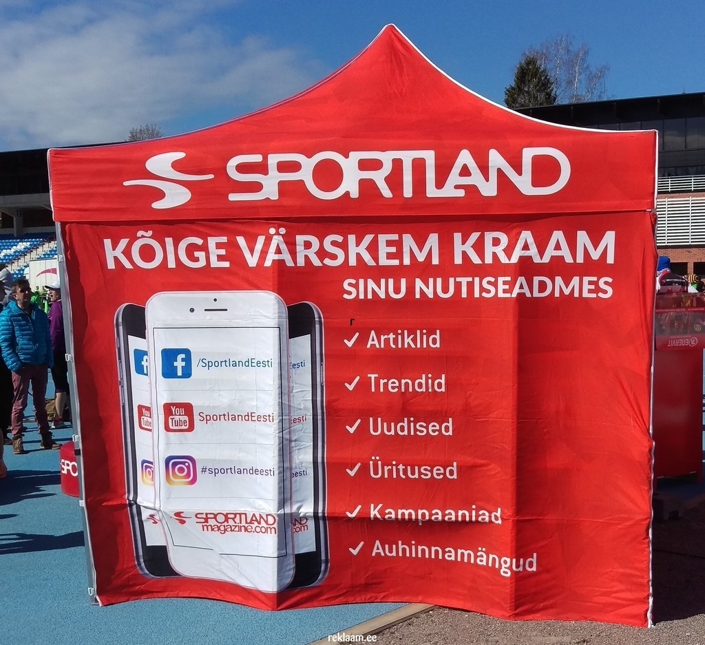 Sportland reklaamtelk