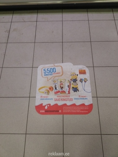 Põrandakleebis - Kinderkampaania