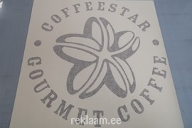 Logokleebis - Coffeestar