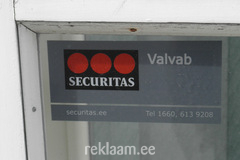 Securitas - turvafirma aknakleebis