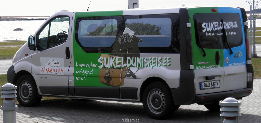 Barracuda sukeldumisklubi buss