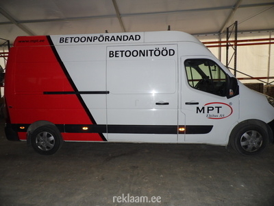 MPT Ehitus OÜ autokleebised