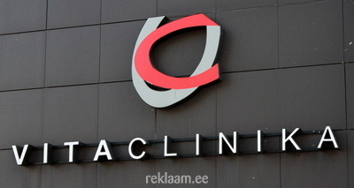 Vitaclinika reklaamtähed ja logo