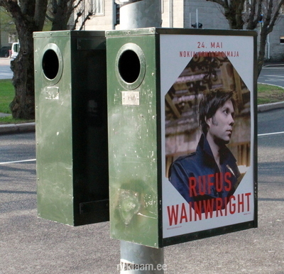 Rufus Wainwright reklaam prügikastil