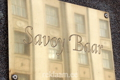 Savoy Baar fassaadisilt