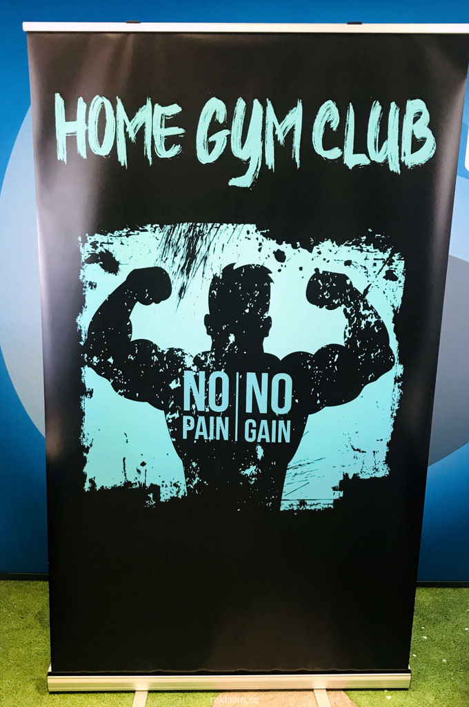 Roll Up bänner 1200x2000, Home Gym Club