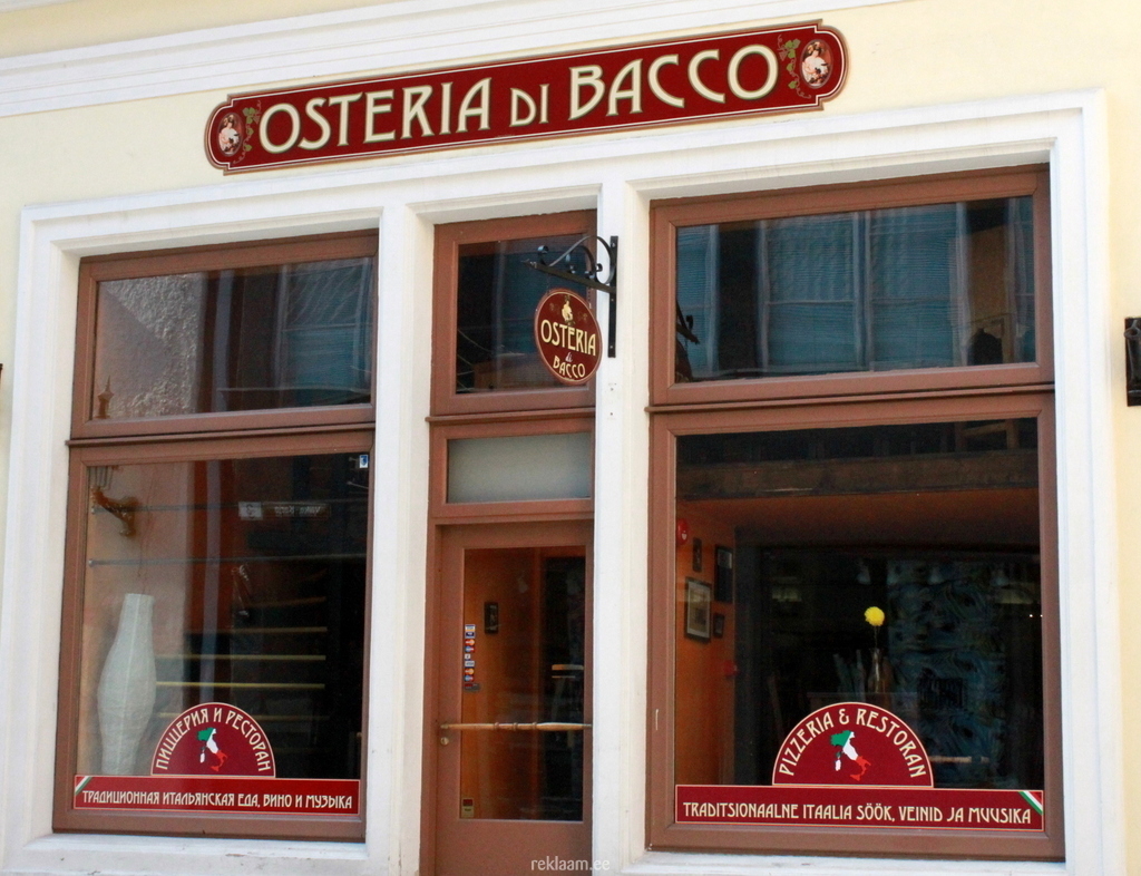 Osteria di Bacco vaateaken