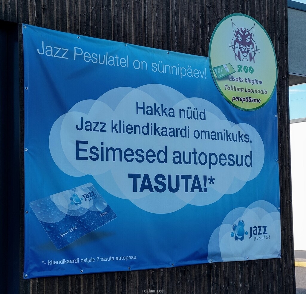 Reklaambanner Jazz Pesulad