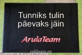 Logoga uksematt, ArulaTeam