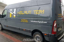 Reklaamkleebised bussile, Helmut Team 