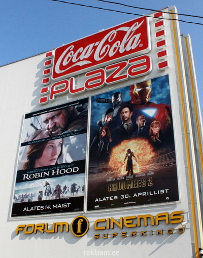 Coca Cola Plaza välireklaam, Forum Cinemas