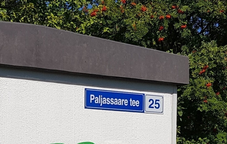 Tänavasilt Paljassaare tee 25