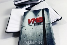 VBM palvelut logoga märkmik