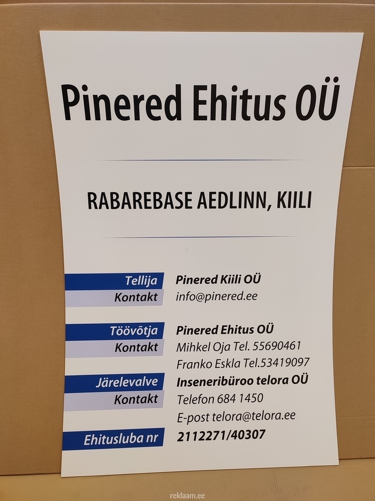 Objektisilt Pinered Ehitus OÜ