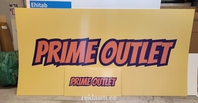 Prime Outlet reklaamsildid