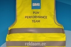 BMI logoga helkurvest