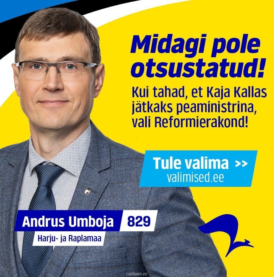 Andrus umboja reklaam - Midagi pole otsustatud