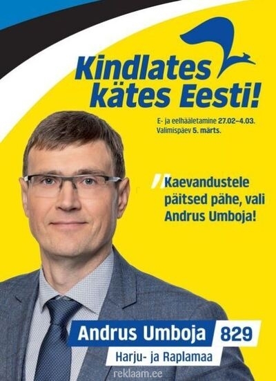 Kindlates kätes Eesti - Andrus Umboja