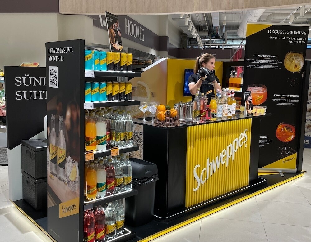 Schweppes mokteilide degustatsioon Selverites