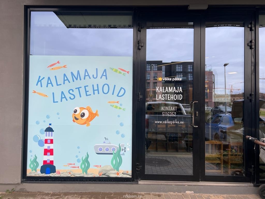 Kalamaja lastehoid fassaadikleebised